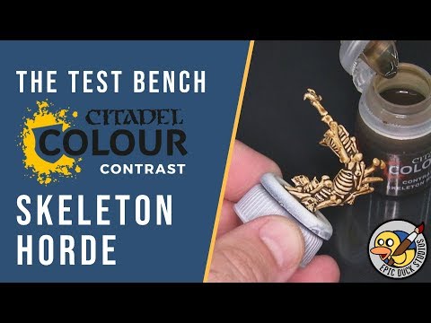 Testing CONTRAST Paints by Citadel - Skeleton Horde