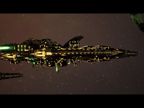Skalgrim Mod 2021: Nyadra'zathas in action! Necrons vs Space Marines - Battlefleet Gothic Armada 2