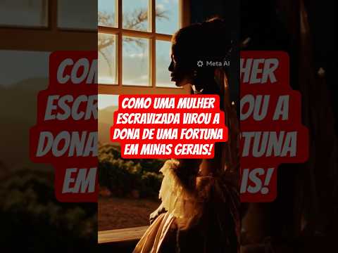 Como uma mulher escravizada virou a dona de uma fortuna em Minas Gerais! #curiosidades #historia