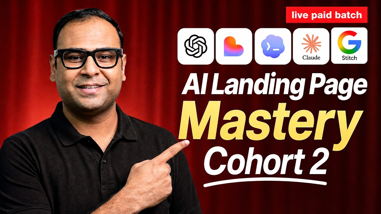 AI Landing Page Mastery starting from 24th July - Umar Tazkeer