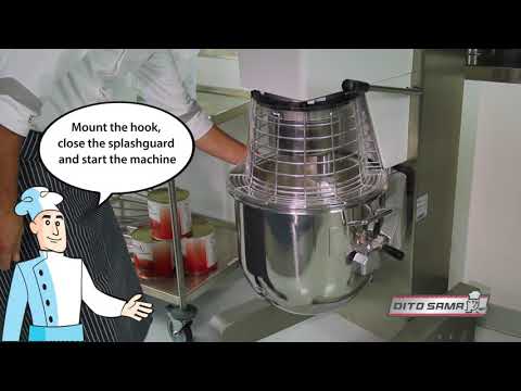 40lt Planetary Mixer bread dough