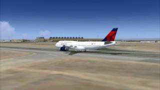 preview picture of video 'Aterrizaje en aeropuerto de Sevilla San Pablo FS2004 / Landing in Seville'