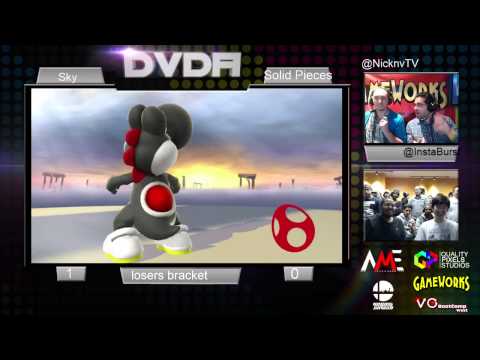 DVDA #5 Sky (Yoshi) vs Solid Pieces (Pikachu) Super Smash Bros. Tournament for Wii-U