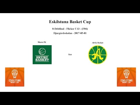 Skuru Basket (F04 Grön) mot Alvik Basket - 2017-05-01