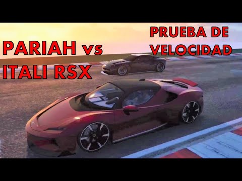 GTA 5 Online | Itali RSX vs Pariah | Prueba de Velocidad | ¿Cuál es más rápido?