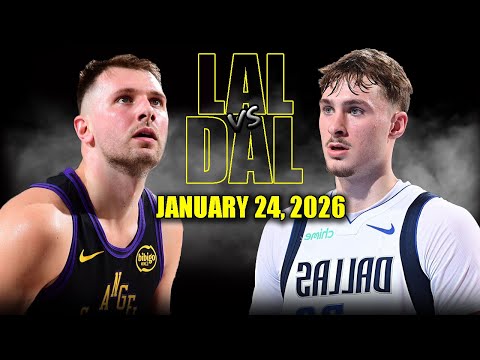 Los Angeles Lakers vs Dallas Mavericks Full Game Highlights – January 24, 2026 | NBA Season