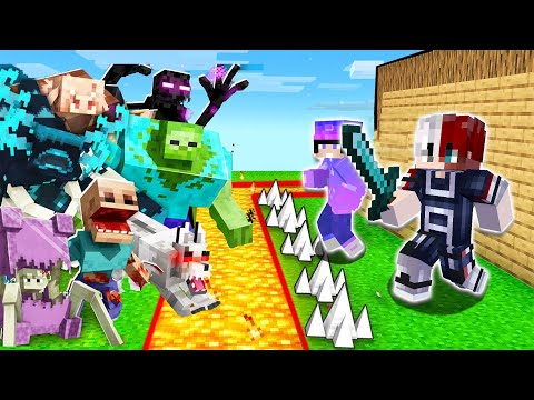 1000 Mutants Vs Best Defence Base  😱 in Minecraft