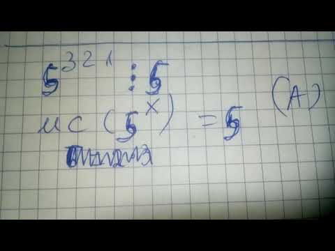 Arata ca numarul 5 la puterea 321 este divizibil cu 5