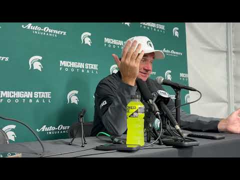 Michigan State coach Jonathan Smith post-game press conference at USC.