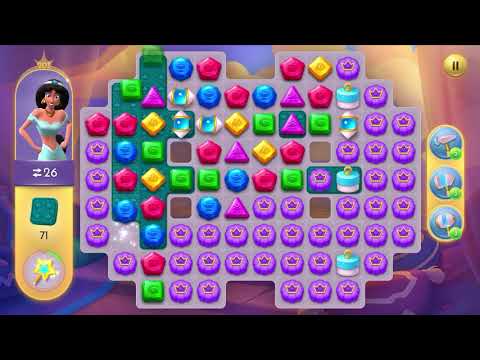 Disney Princess Majestic Quest Level 203 NO BOOSTERS - A S GAMING ✔