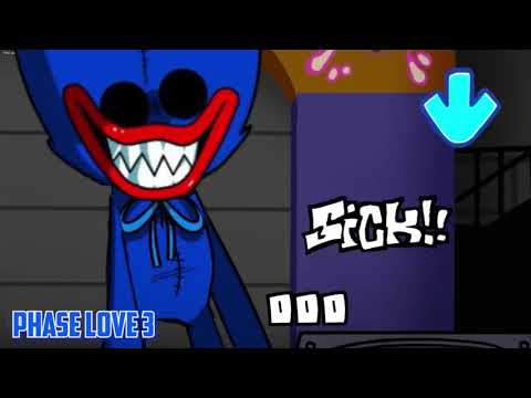 Playtime fnf ALL PHASES FNF | Vs Huggy Wuggy (Phase 1,2,3,4,5) | Mods/Hard | FANMADE |