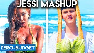 K-POP WITH ZERO BUDGET - JESSI MASHUP! (Down, Gucci, SSENUNNI)