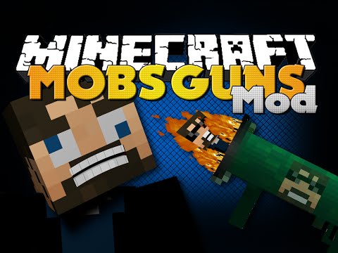 SSundee - Minecraft Mod - MOB GUN MOD - SHOOT YOUTUBER CANNONS