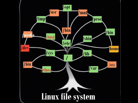 Linux file system structure and descriptions
