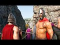 300 SPARTANS at the gorge vs 4000 PERSIANS | UEBS 2