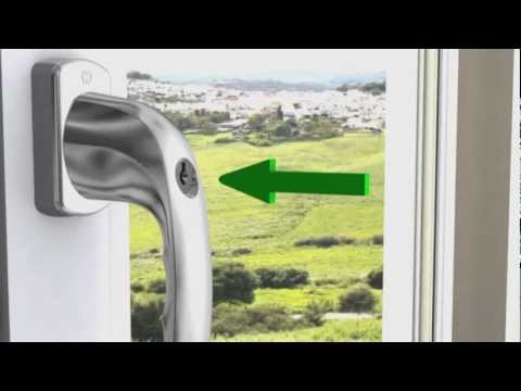 HOPPE -- Fenstergriff mit Doppelfunktion