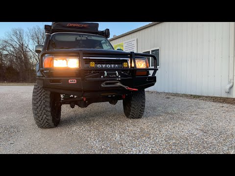 Why did I put a arb bull bar back on my land cruiser?
