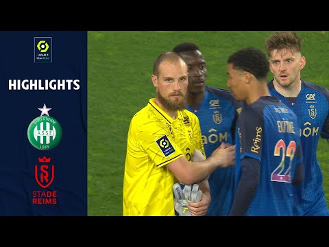 AS SAINT-ÉTIENNE - STADE DE REIMS (1 - 2) - Highlights - (ASSE - SdR) / 2021-2022