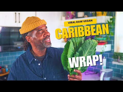 Eat Clean & Feel Amazing! My Viral Raw Vegan Caribbean Wrap Recipe