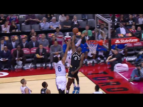 Raptors Highlights: Biyombo's Vicious Alley-Oop Slam - December 13, 2015