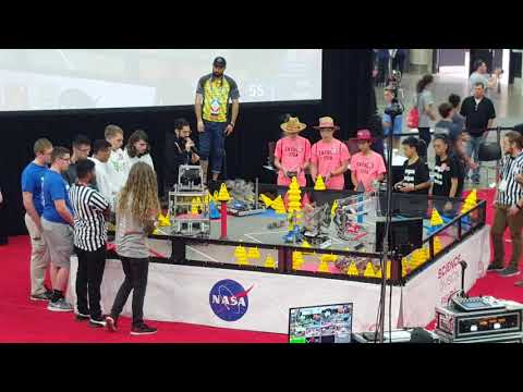 VEX In The Zone World Championship Science Division Q152 6403B 1045A vs 170A 7682E