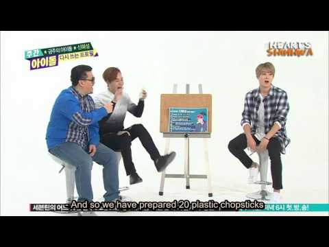 [ENG] 160210 Weekly Idol - Shinhwa Hyesung & Andy (2/3)