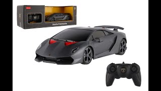 Auto RC Lamborghini Sesto Elemento RASTAR plast 23cm 2,4GHz na dálk. ovládání na bat. v krab.43x15cm