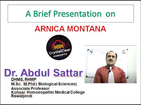 Arnica Montana  :  King of Traumatic Remedies