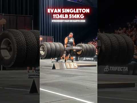 Evan Singleton Strongest Man On Earth 1134lb 514kg Deadlift #deadlift #shawclassic #strongman