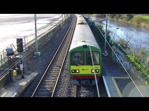 8510 Class Dart Train number 8613 - Booterstown Station, Dublin