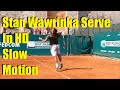 Stanislas Wawrinka Serve In Slow Motion | Top Tennis Training