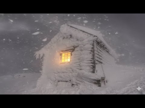 3 Tage im -41°C Blizzard überlebt ❄️ Off-Grid-Hütte | Gefangen mit meinem Hund