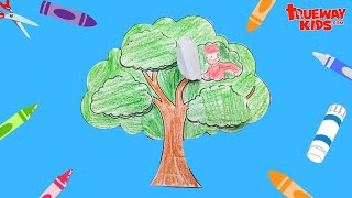 Zacchaeus Seek and Find Craft for Toddlers - Jesus and Zacchaeus Craft