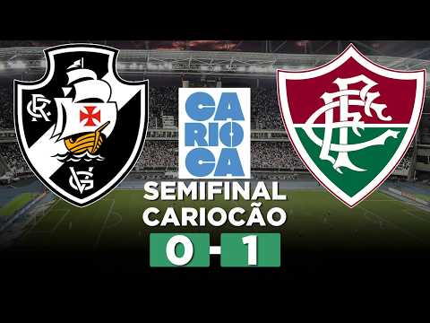 SERNA MARCA E FLUMINENSE VENCE O VASCO NA IDA DA SEMIFINAL DO CARIOCÃO! VASCO 0 x 1 FLUMINENSE