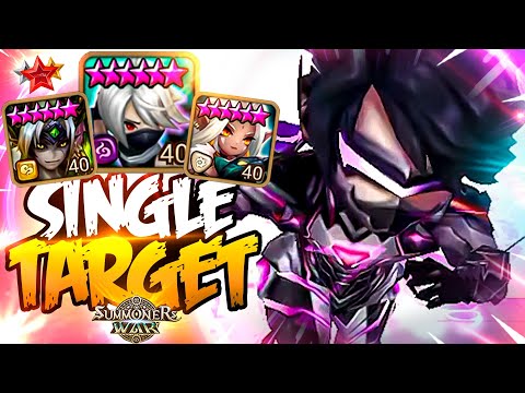 HIGH SPD SINGLE TARGET TEAM with HAN and NARSHA - Summoners War