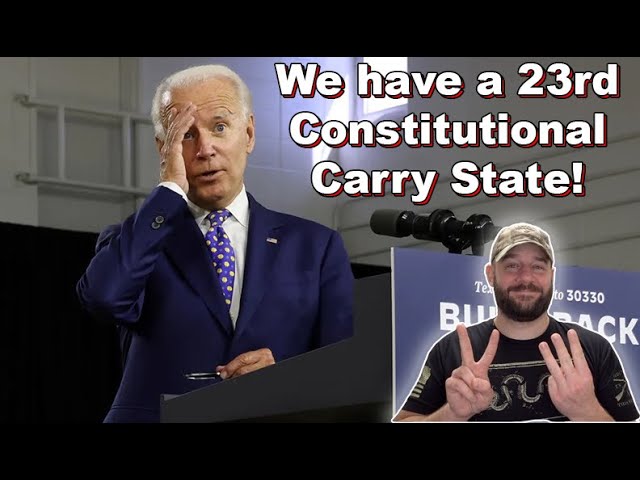 We have a 23rd Constitutional Carry State! 50% of States is well within reach this Month!