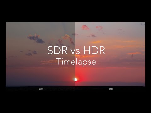 HDR vs SDR Timelapse