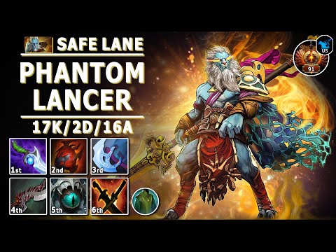 Phantom Lancer Safe Lane Carry | 7.31d | Pos 1 PL Early Heart Build | Dota 2 Immortal Gameplay