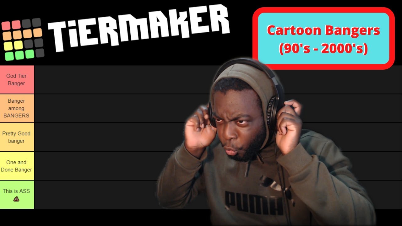 The best cartoon BANGERS!!! (90's - 2000's edition) TierMaker