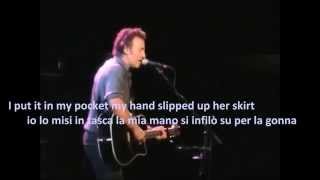 Highway 29 - Bruce Springsteen - lyrics &amp; sub ITA - acoustic - live