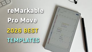reMarkable Paper Pro Move Templates - 2026 reMarkable Planner