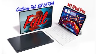 Can the NEW Galaxy Tab S8 Ultra BEAT the M1 iPad Pro? 😂