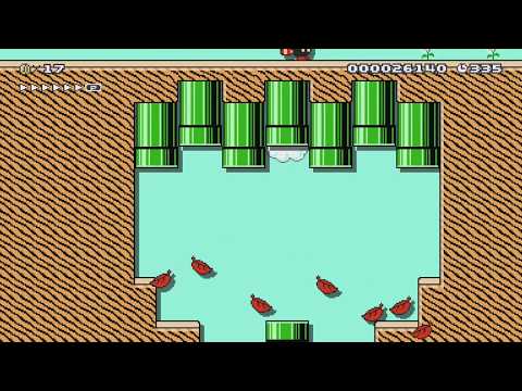 Escape From Wiggler Prison by Matt - Super Mario Maker - No Commentary 1br