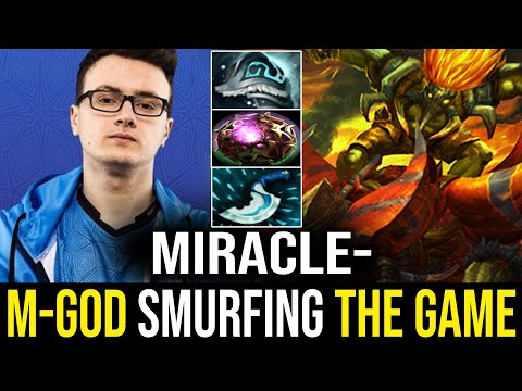 Miracle- Smurf [Batrider] Easy Counter Mid Templar Assassin | Dota 2 Pro Gameplay