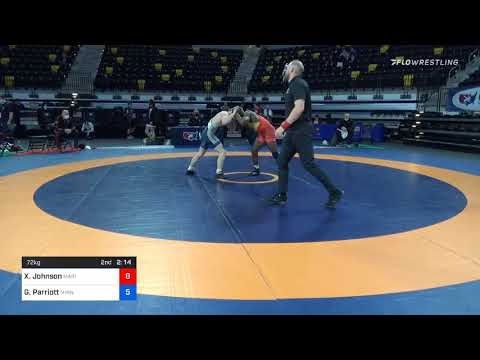 72 Kg Semifinal - Xavier Johnson, Marines Vs Griffin Parriott, Minnesota