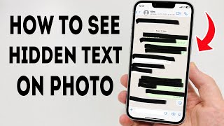 How To Read Blurred Text on a Photo iPhone / Android