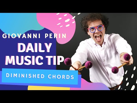 Diminished Chords | Daily Music Tip 13 #dailymusictip #jazzvibraphonelesson #chordlesson #jazzlesson