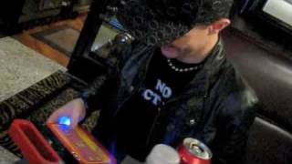Video thumbnail for Deadmau5 playing with a circuit bent Speak & Spell I gave him by Ron Millar