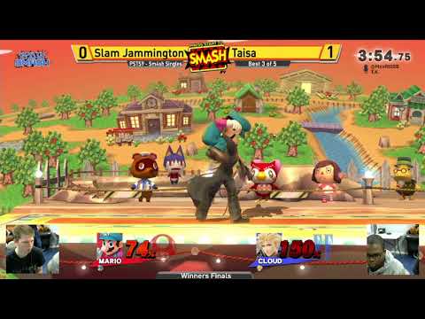 PSTS9 - Slam Jammington (Mario/Fox) vs Taisa (Cloud)  - Winners Finals -Sm4sh Singles