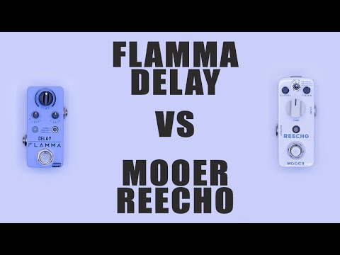 Flamma FC03 Delay VS Mooer Reecho (Delay Comparison)